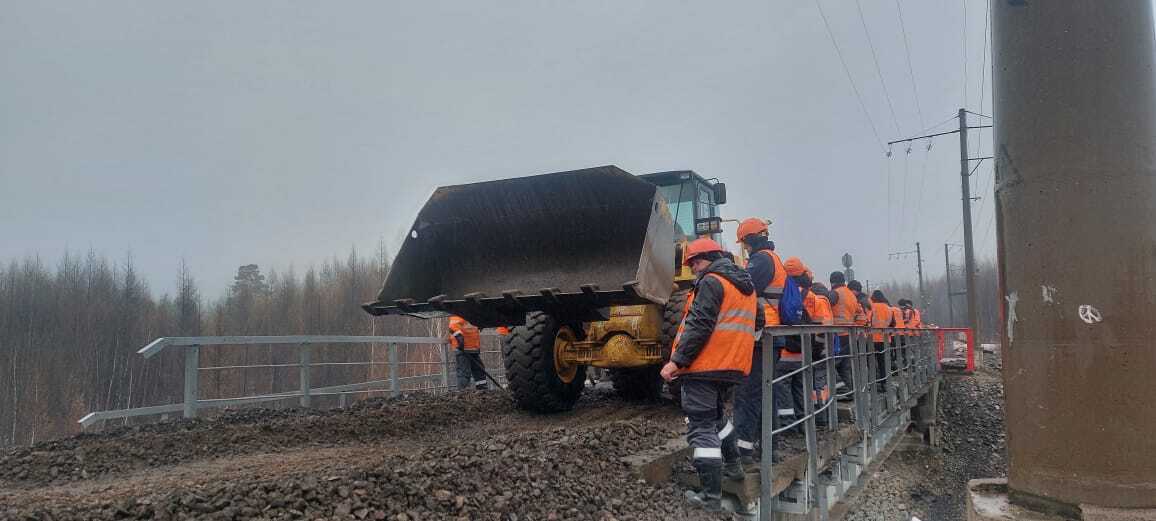 ПМС-215 принимает  участие в строительстве Байкало-Амурской магистрали