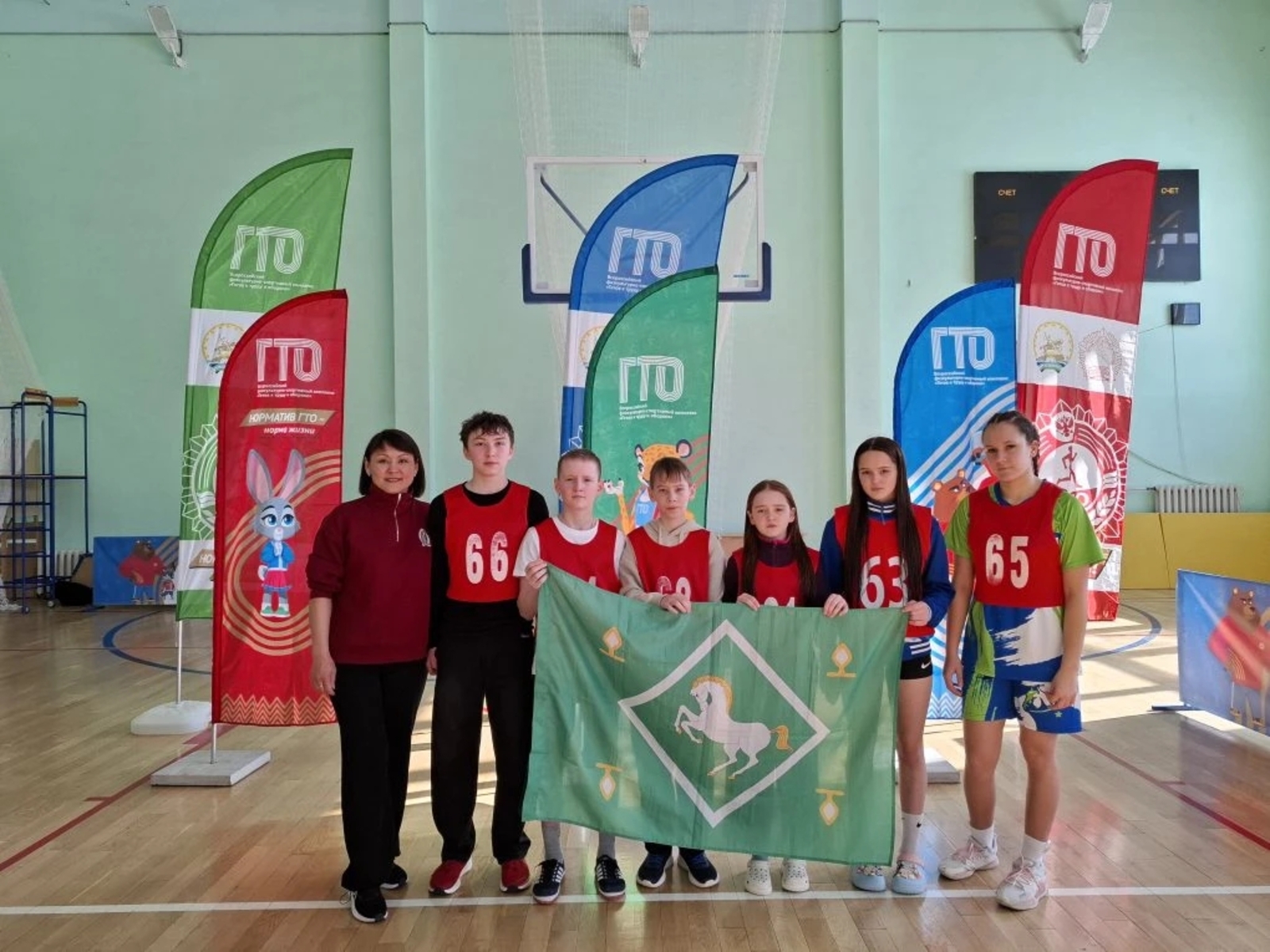 Сборная Янаула отлично выступила в республиканском зимнем фестивале ГТО