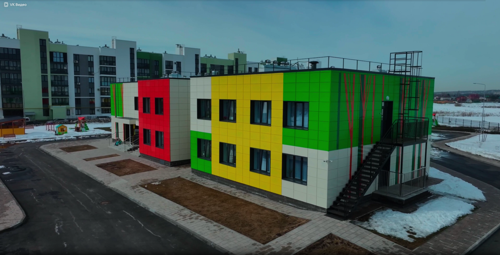 скриншот прикрепленного видео соцсети Радия Хабирова В Уфе открыли новый детский сад