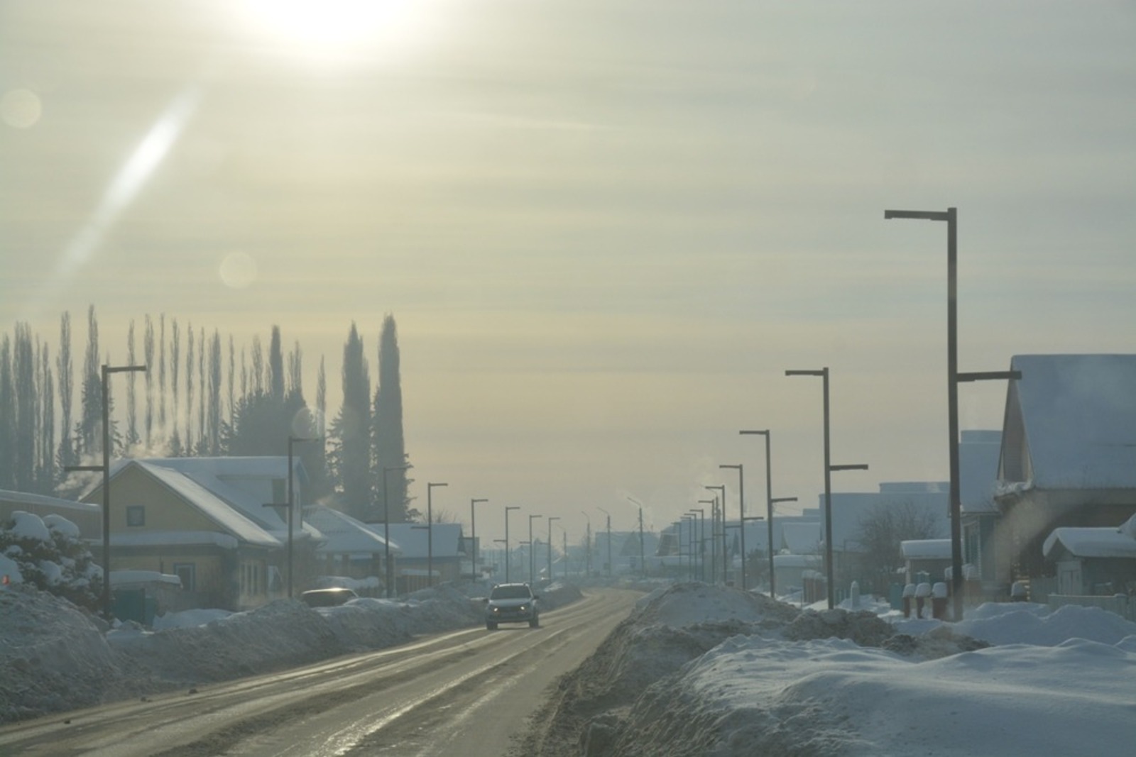 Фото Ильдара Шарипова  Янаул, улица Худайбердина