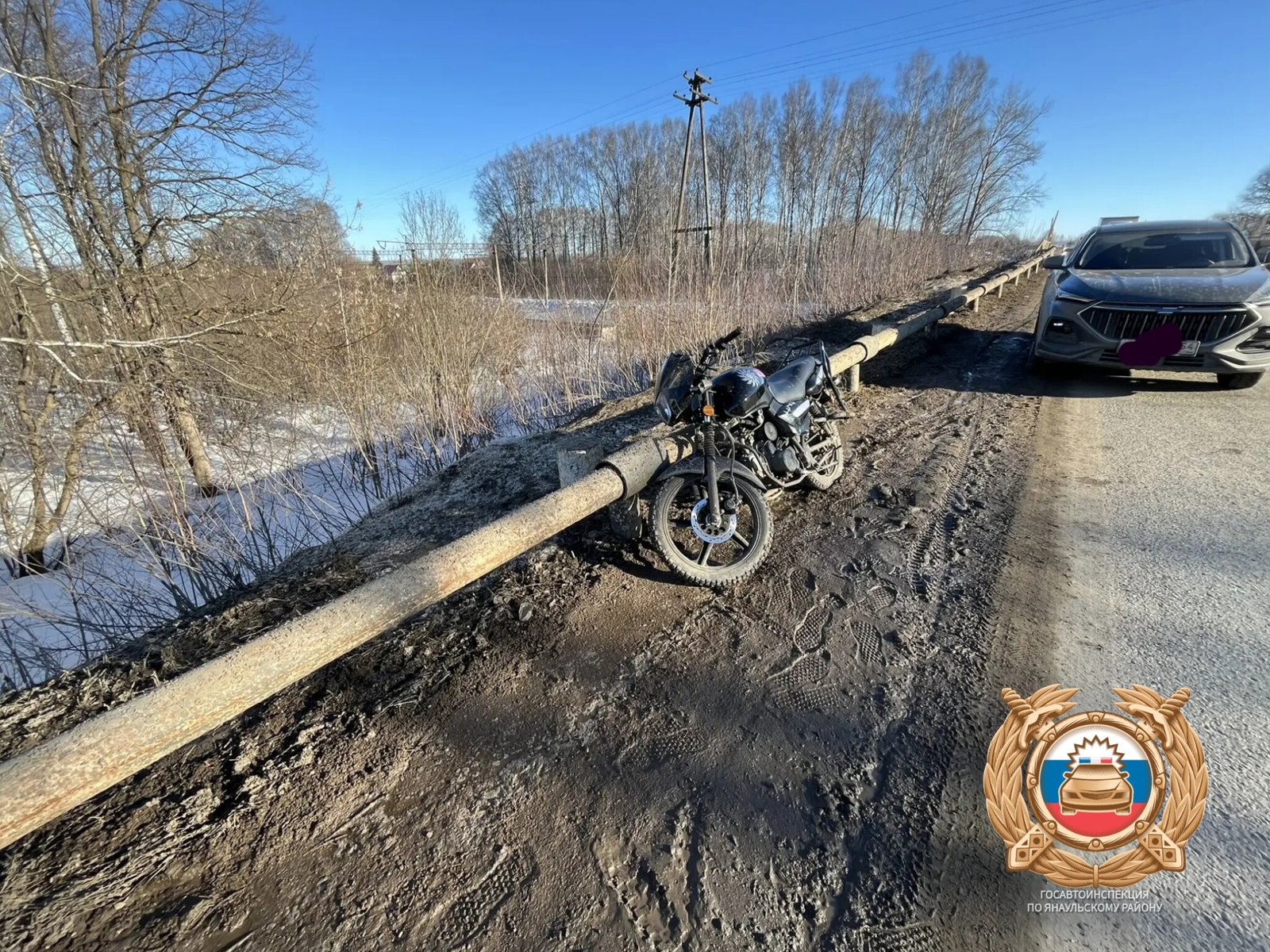 ГАИ  В Янаульском районе в результате ДТП с мопедом пострадал подросток