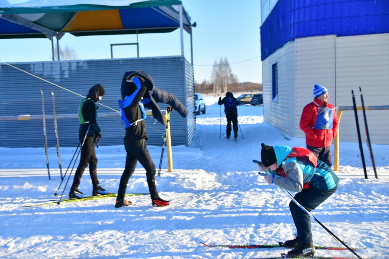 Рустам Сангов  В Янаульском районе открыли зимний спортивный сезон