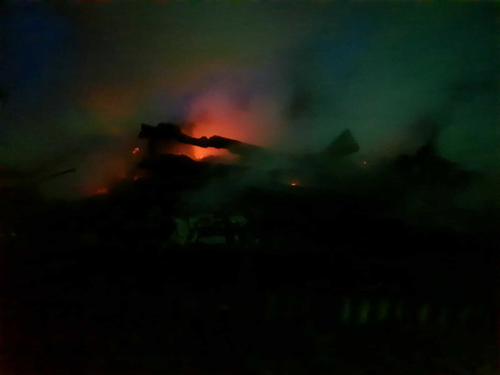 В Янаульском районе произошел пожар