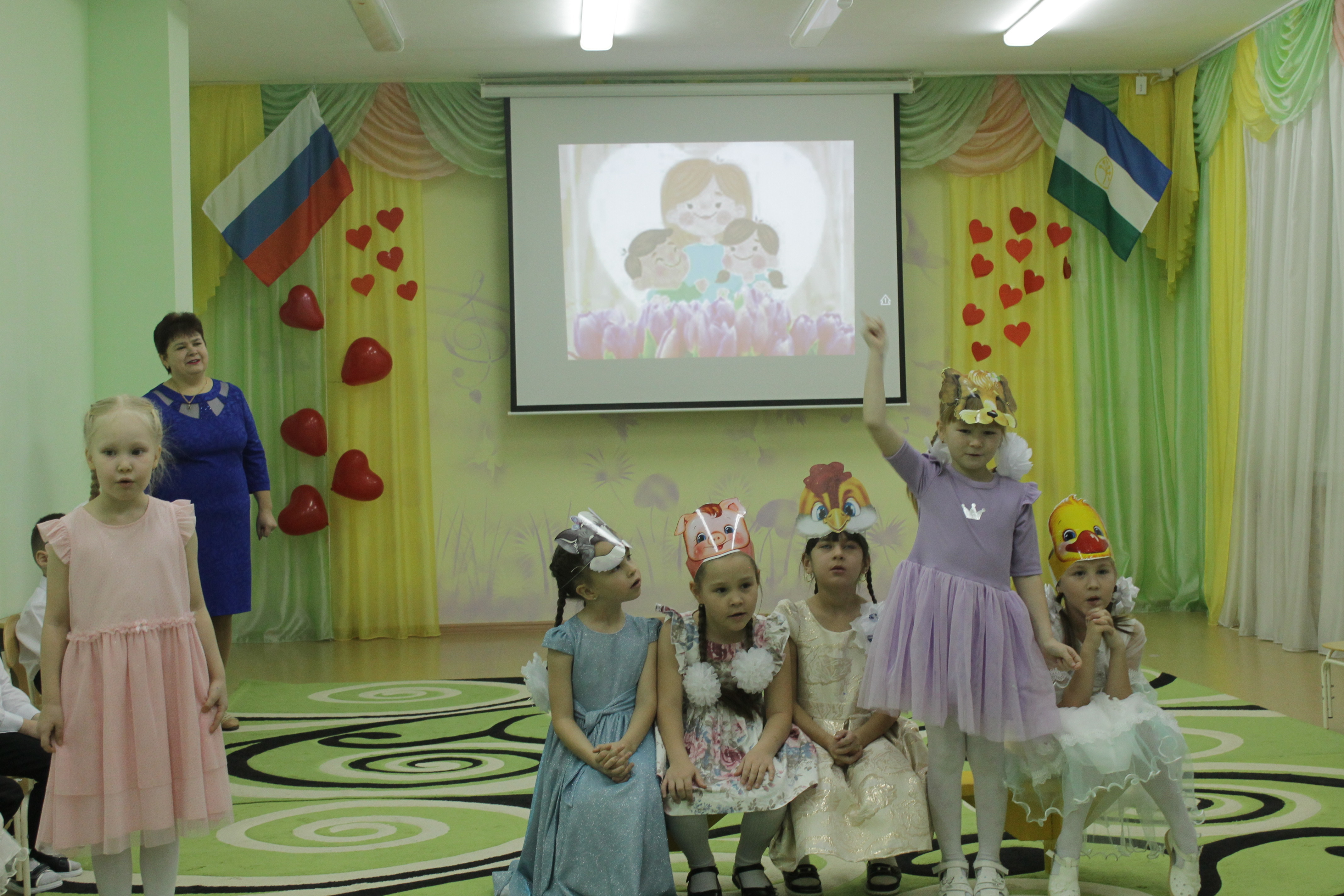В детских садах Янаула прошли утренники, посвященные Дню матери