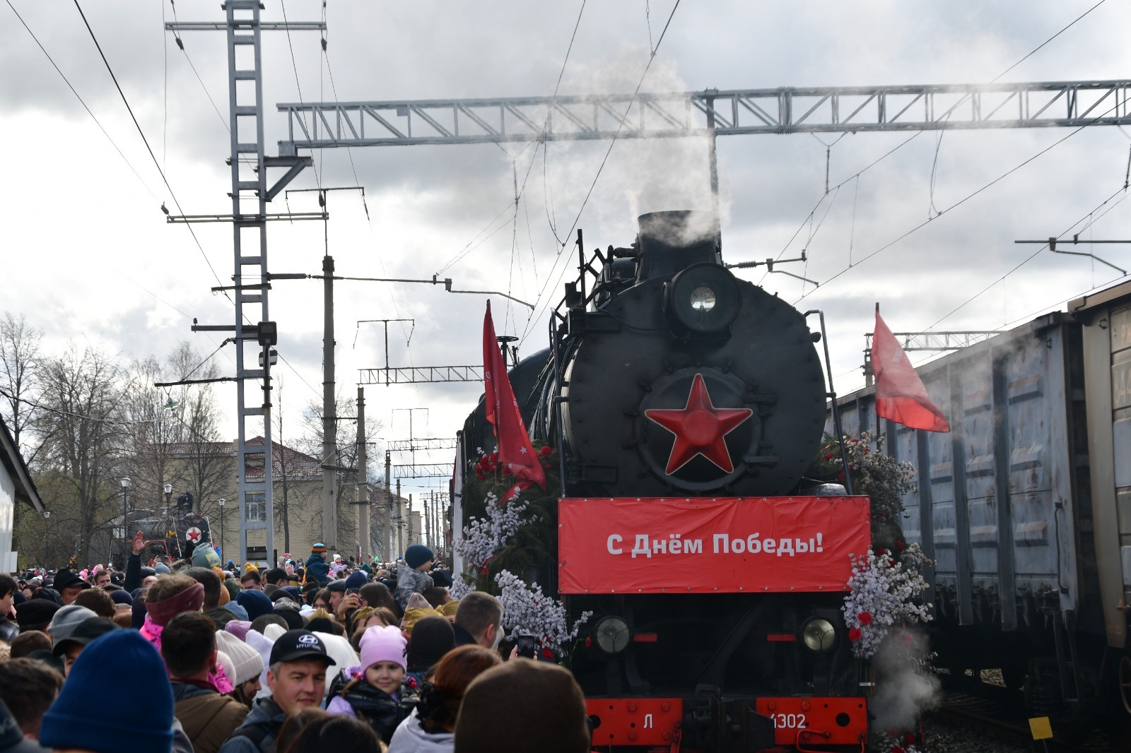 Янаул встретил Поезд Победы