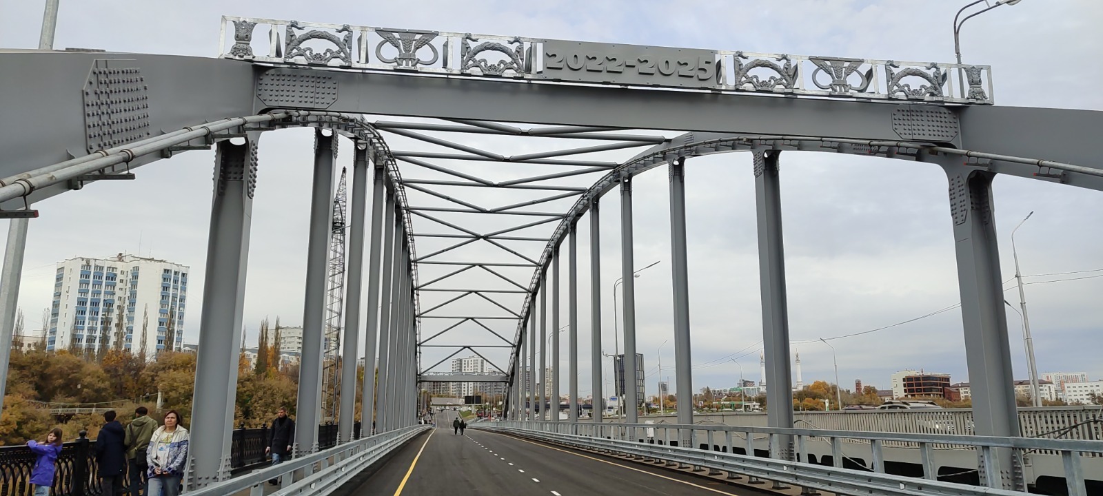 В Уфе после трехлетней реконструкции открыли исторический Бельский мост
