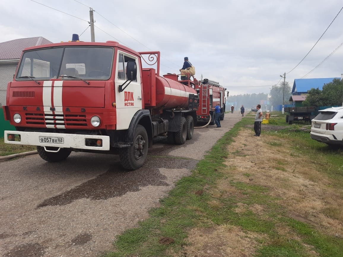 В деревне Конигово Янаульского района произошел пожар