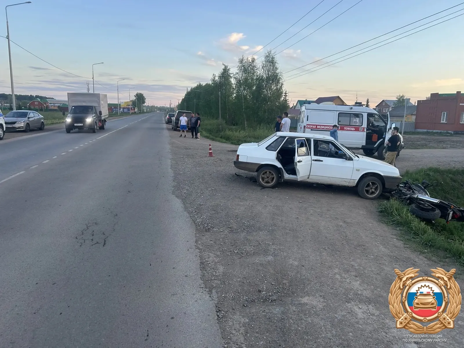 В Янауле по улице Объездная в ДТП погиб мопедист