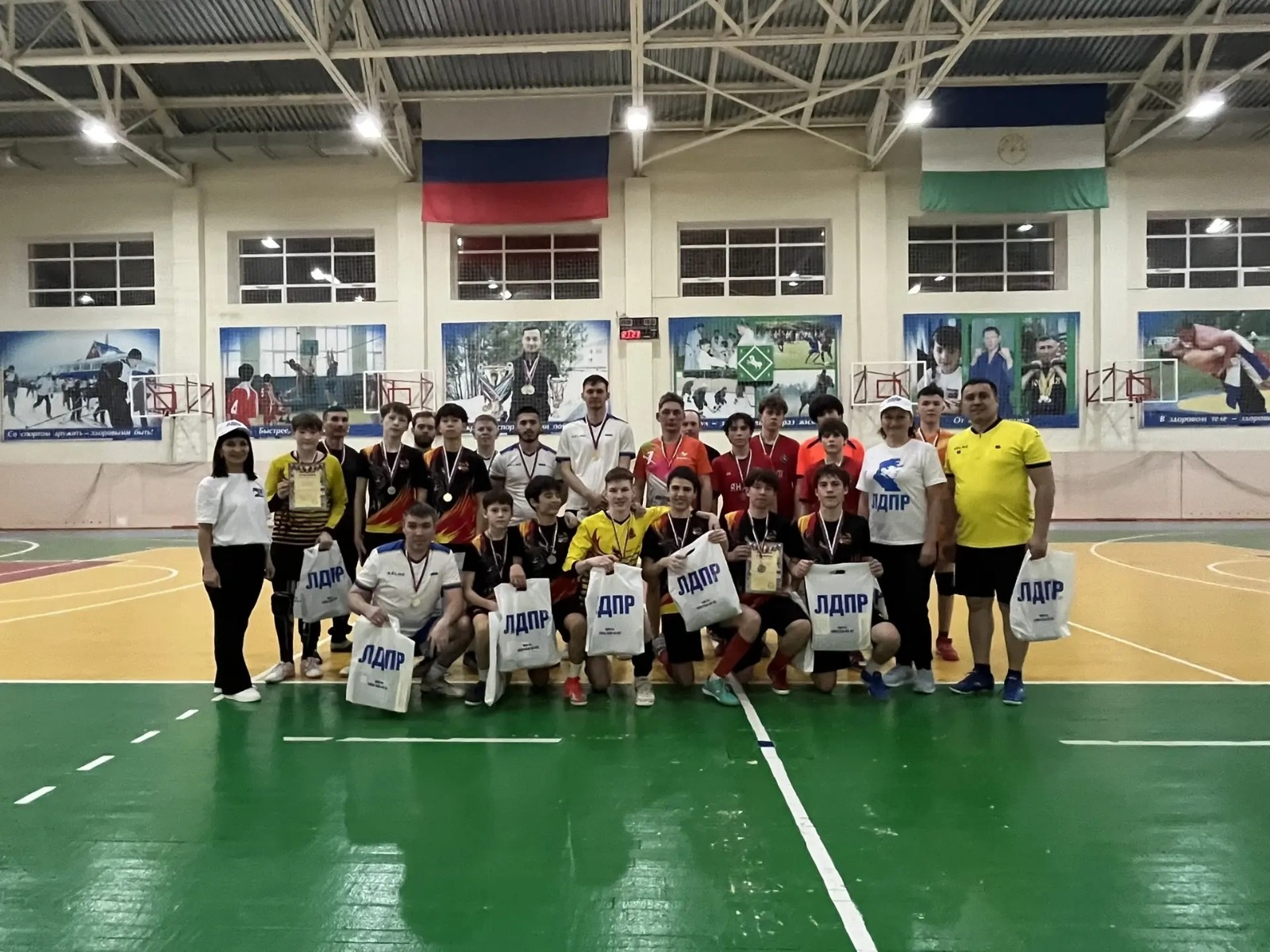 В Янауле прошел футбольный турнир в честь грядущего 80-летия Владимира Жириновского