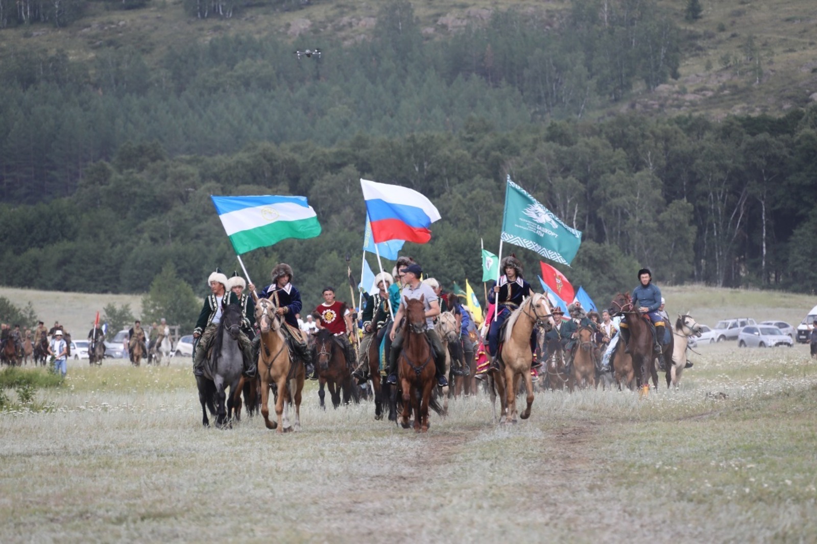 В фестивале «Башкорт аты» участвовали всадники из разных регионов России и зарубежья