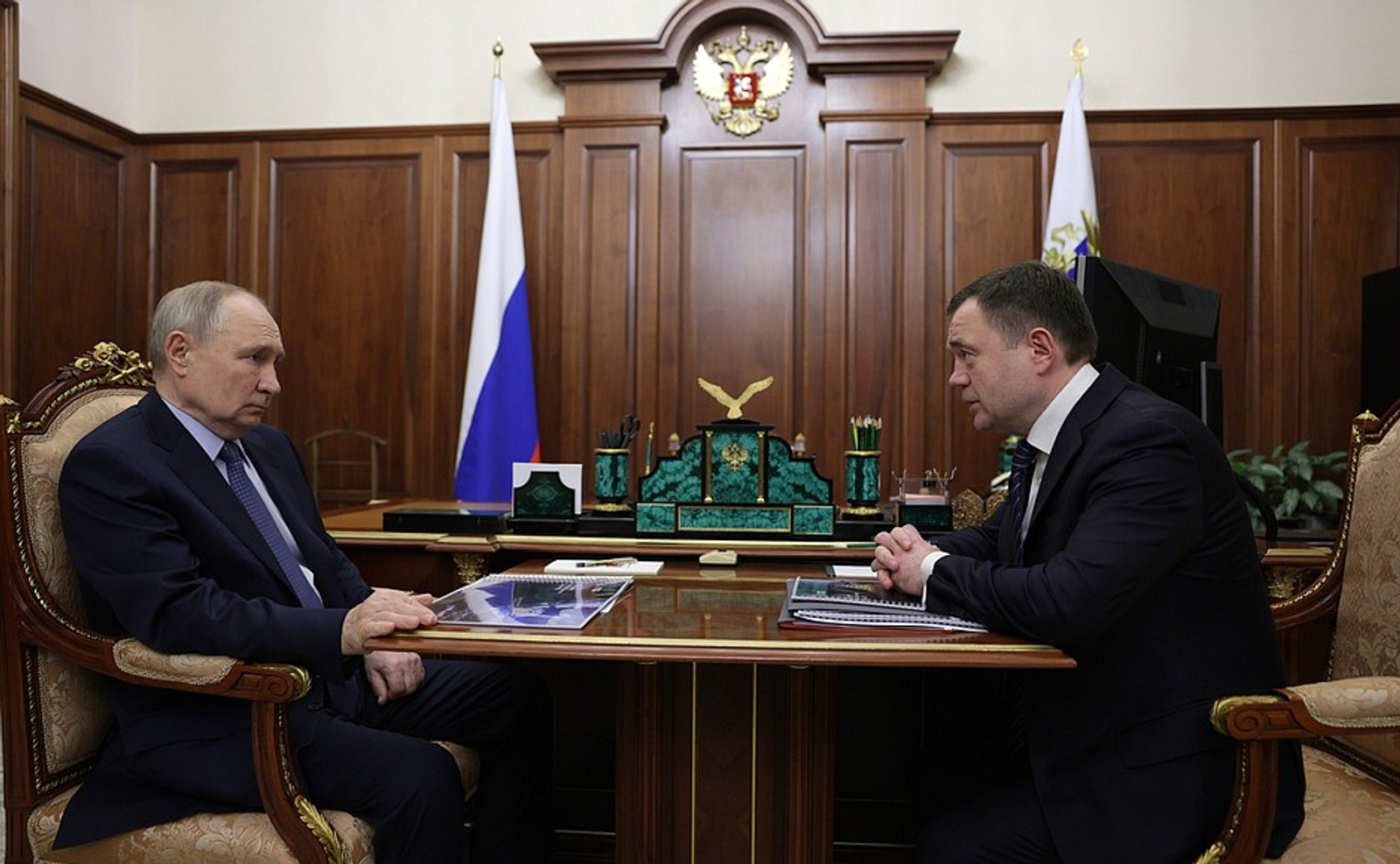 Путин провел встречу с председателем ПАО «Банк ПСБ» Петром Фрадковым