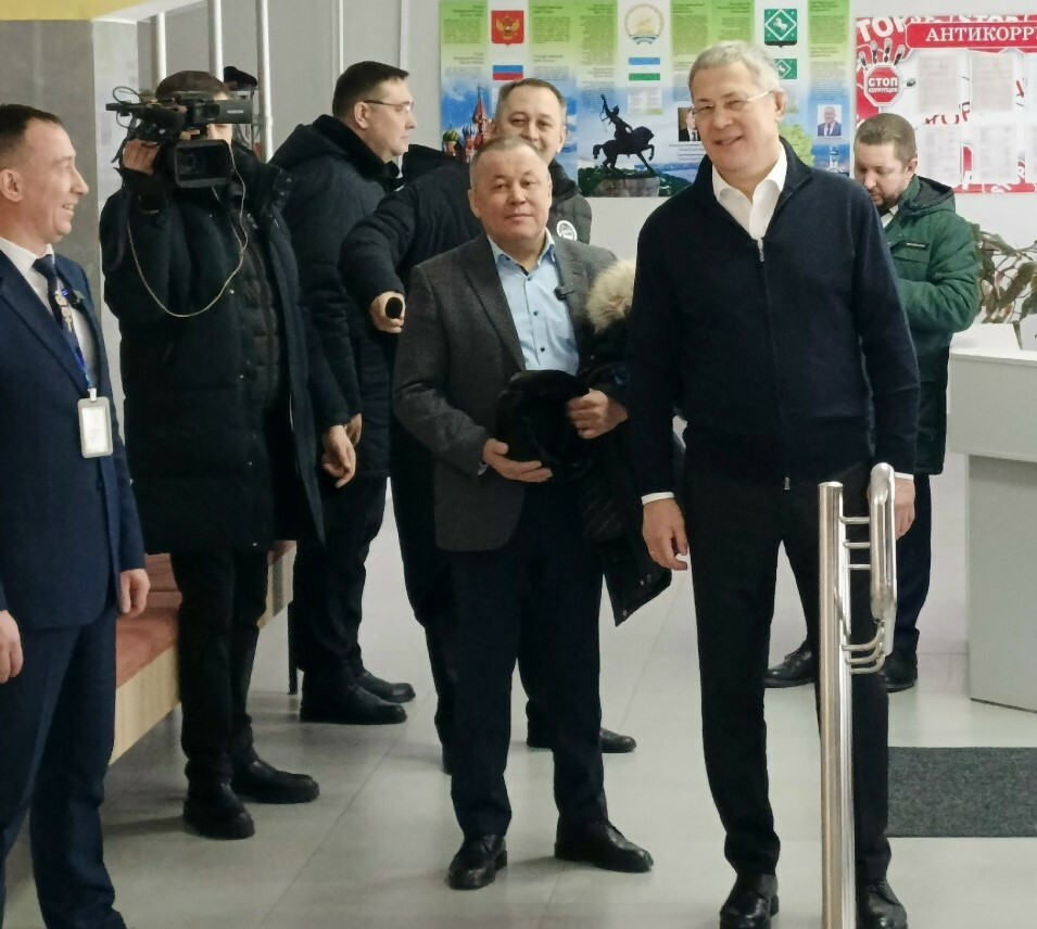 Глава Башкирии Радий Хабиров с рабочим визитом прибыл в Янаул