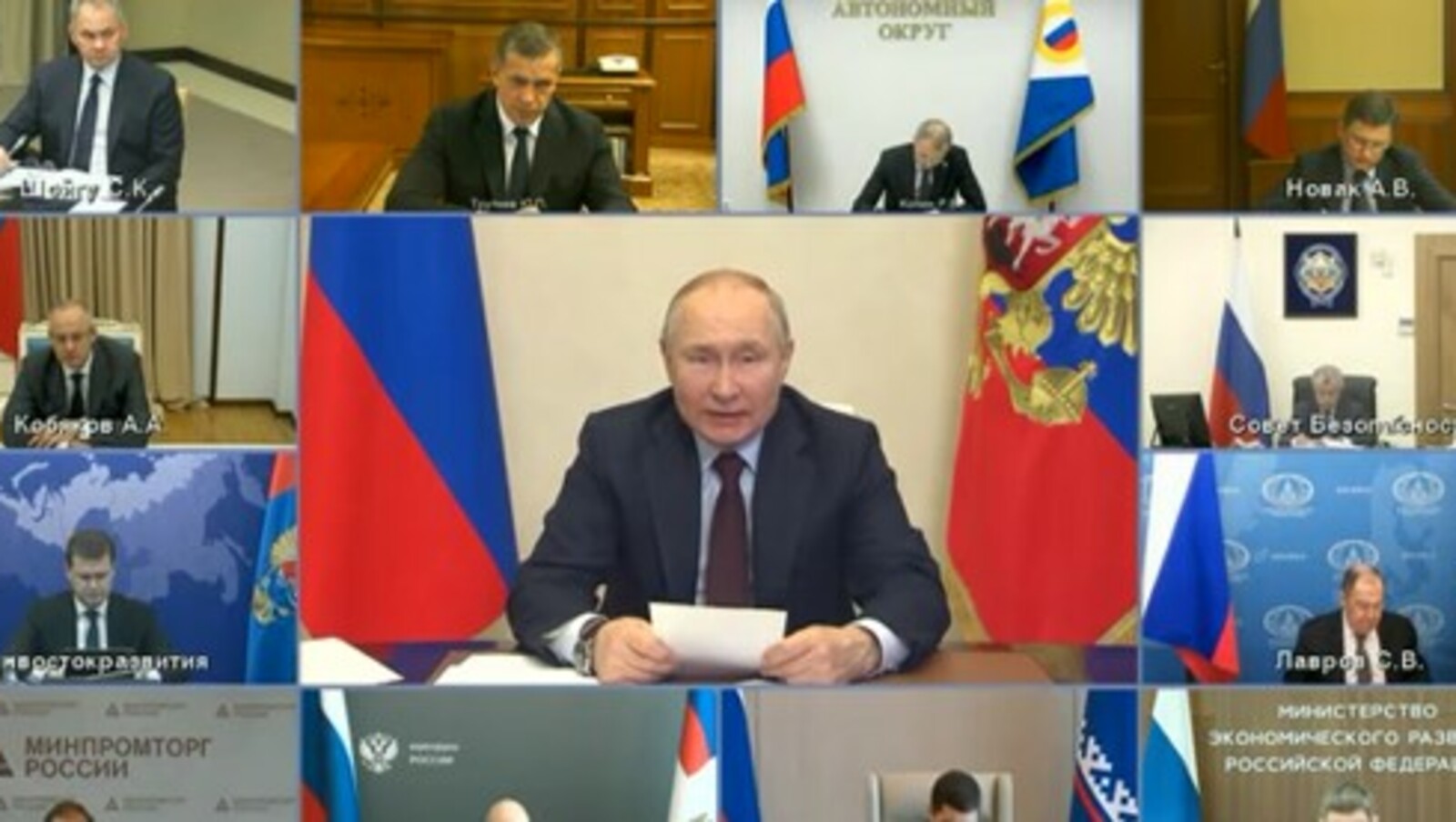 Владимир Путин провел совещание по развитию Арктики