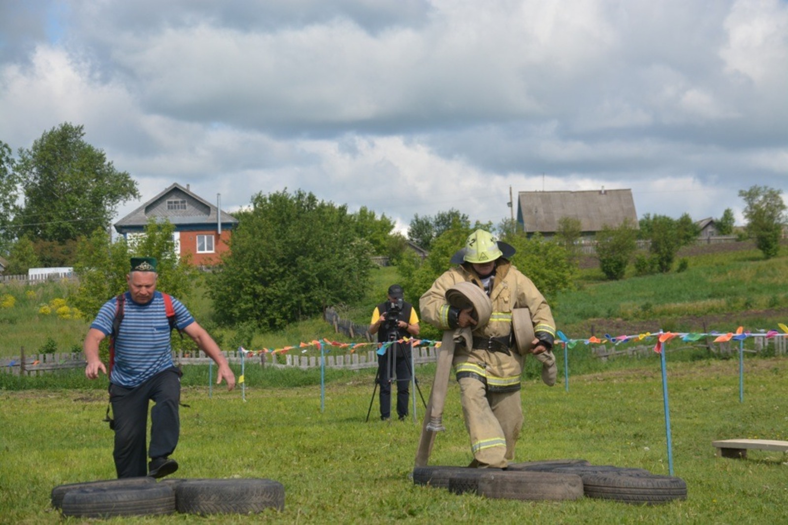 Ильдар Шарипов  Соревнования добровольных пожарных команд-2025 в Янаульском районе