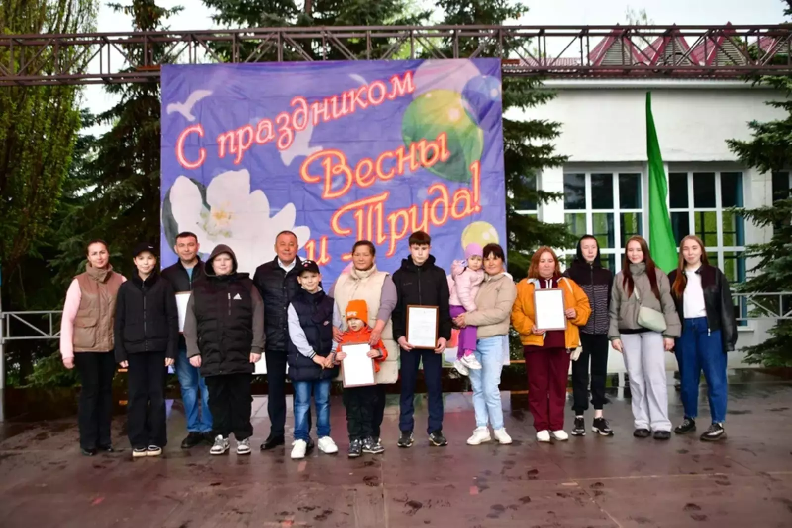 В Янауле встретили Первомай