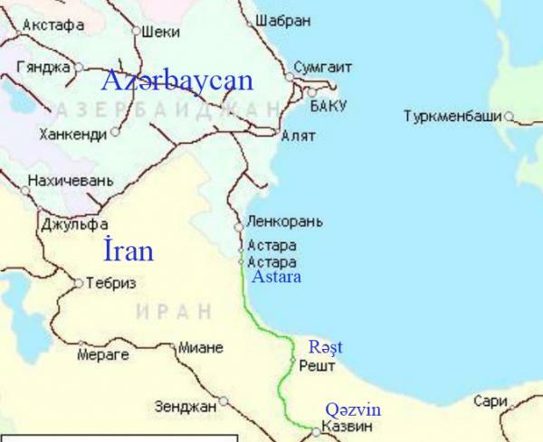 Россия и Иран построят железную дорогу Решт – Астара