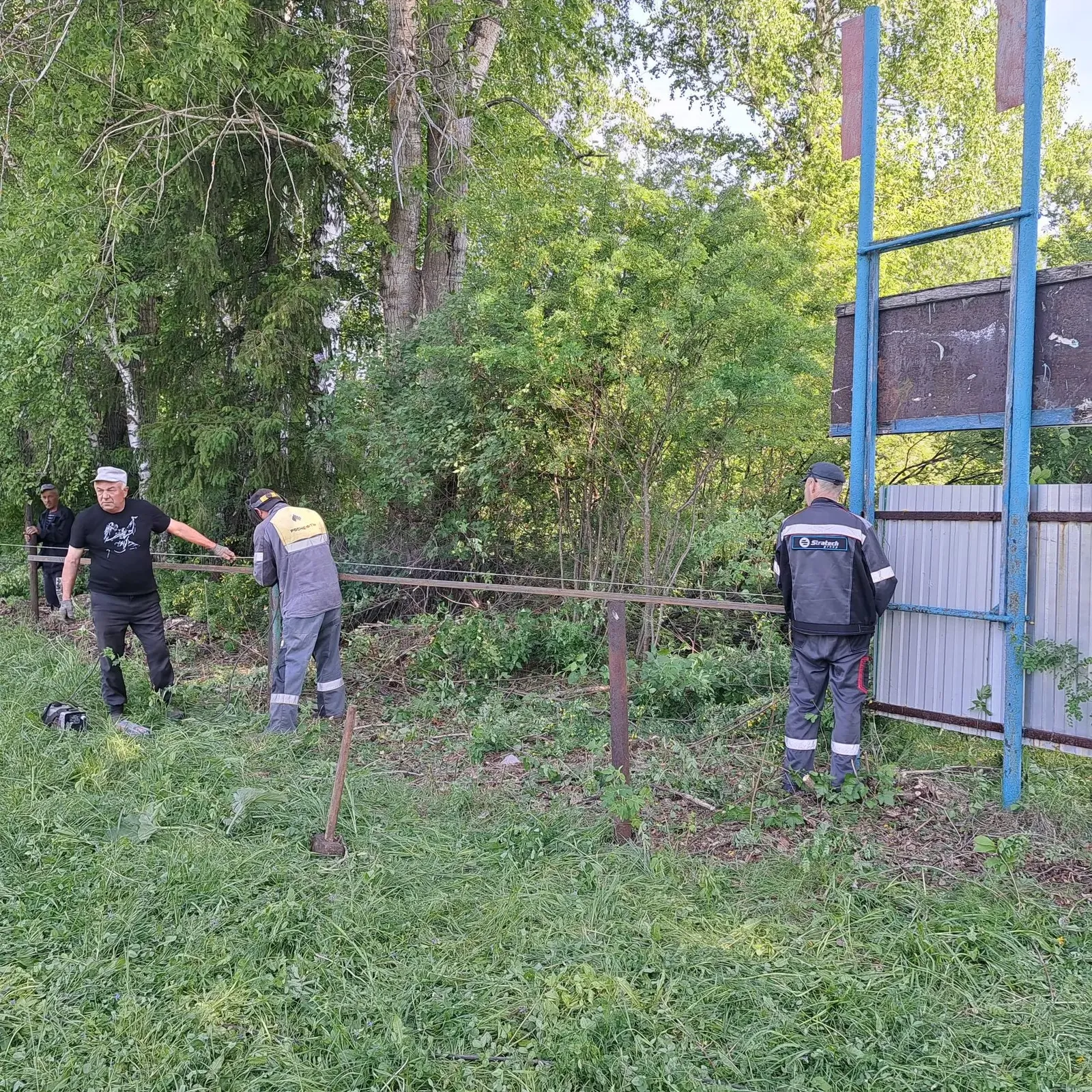 На северо-западе Башкирии вокруг школы появилось новое ограждение