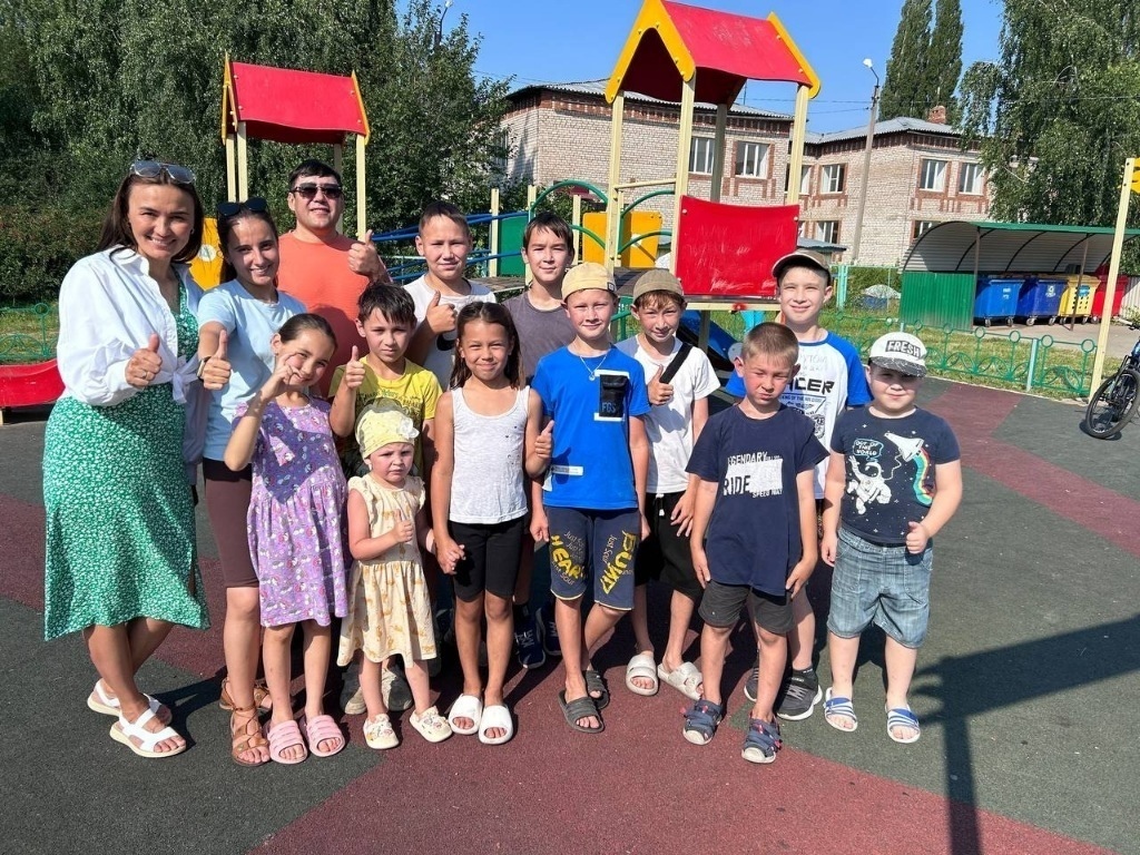 На северо-западе Башкирии проходят дворовые праздники для детей