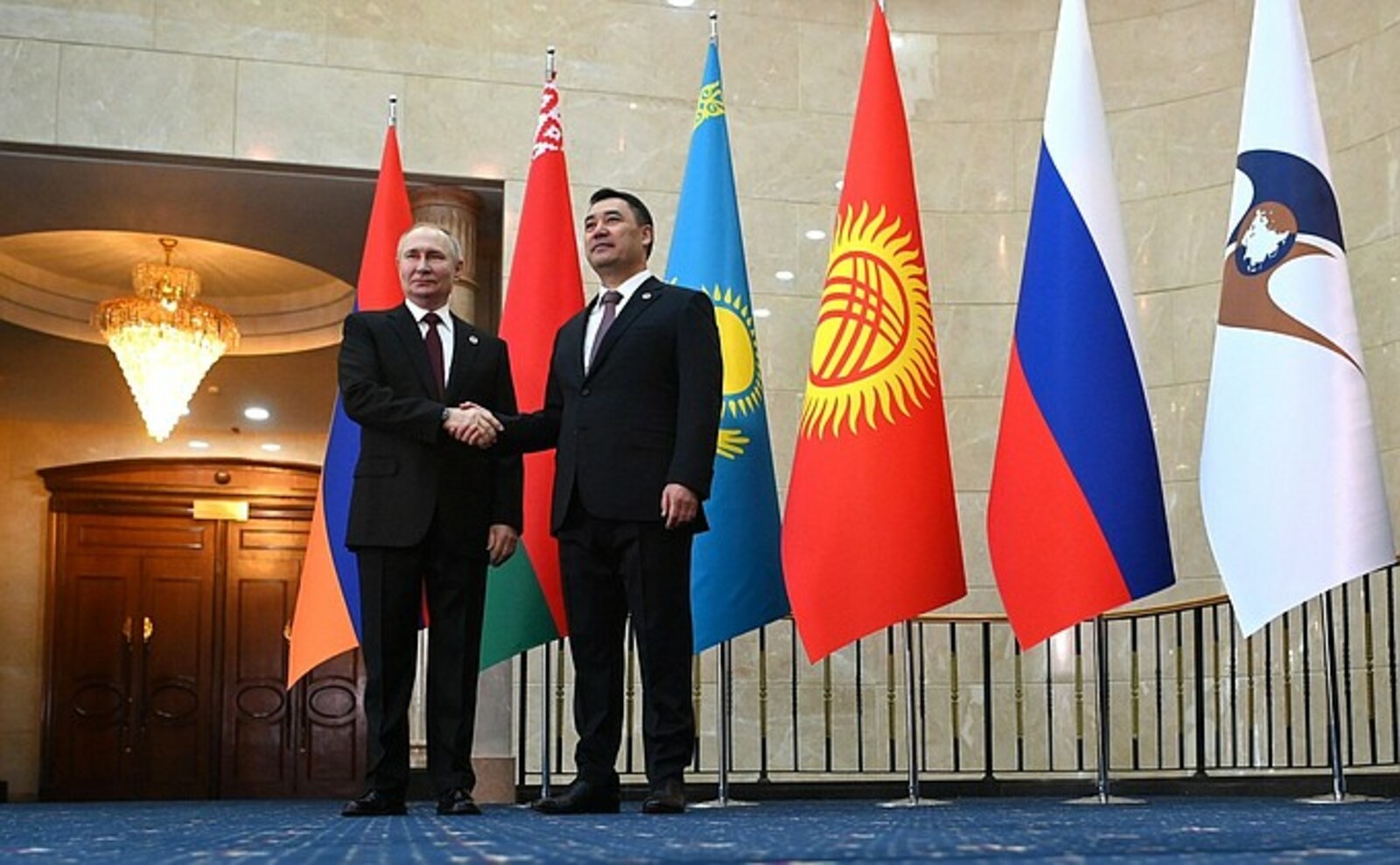 Владимир Путин принял участие в заседании Высшего Евразийского экономического совета