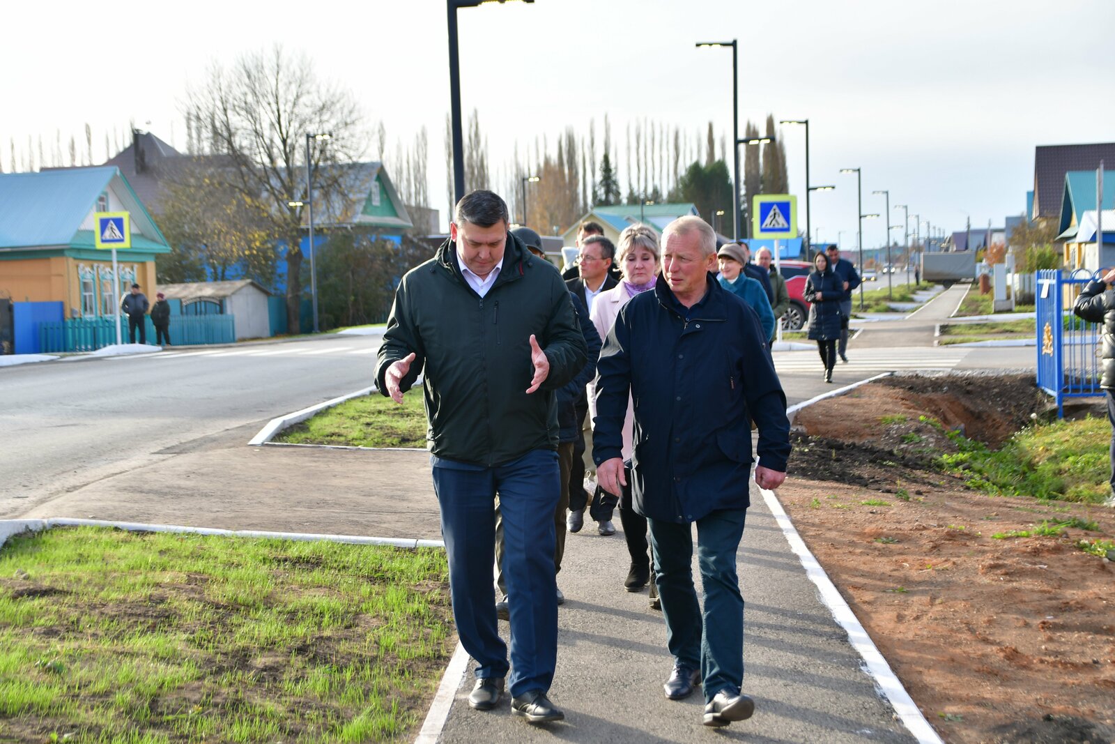 В Янауле завершается благоустройство одной из самых оживленных улиц