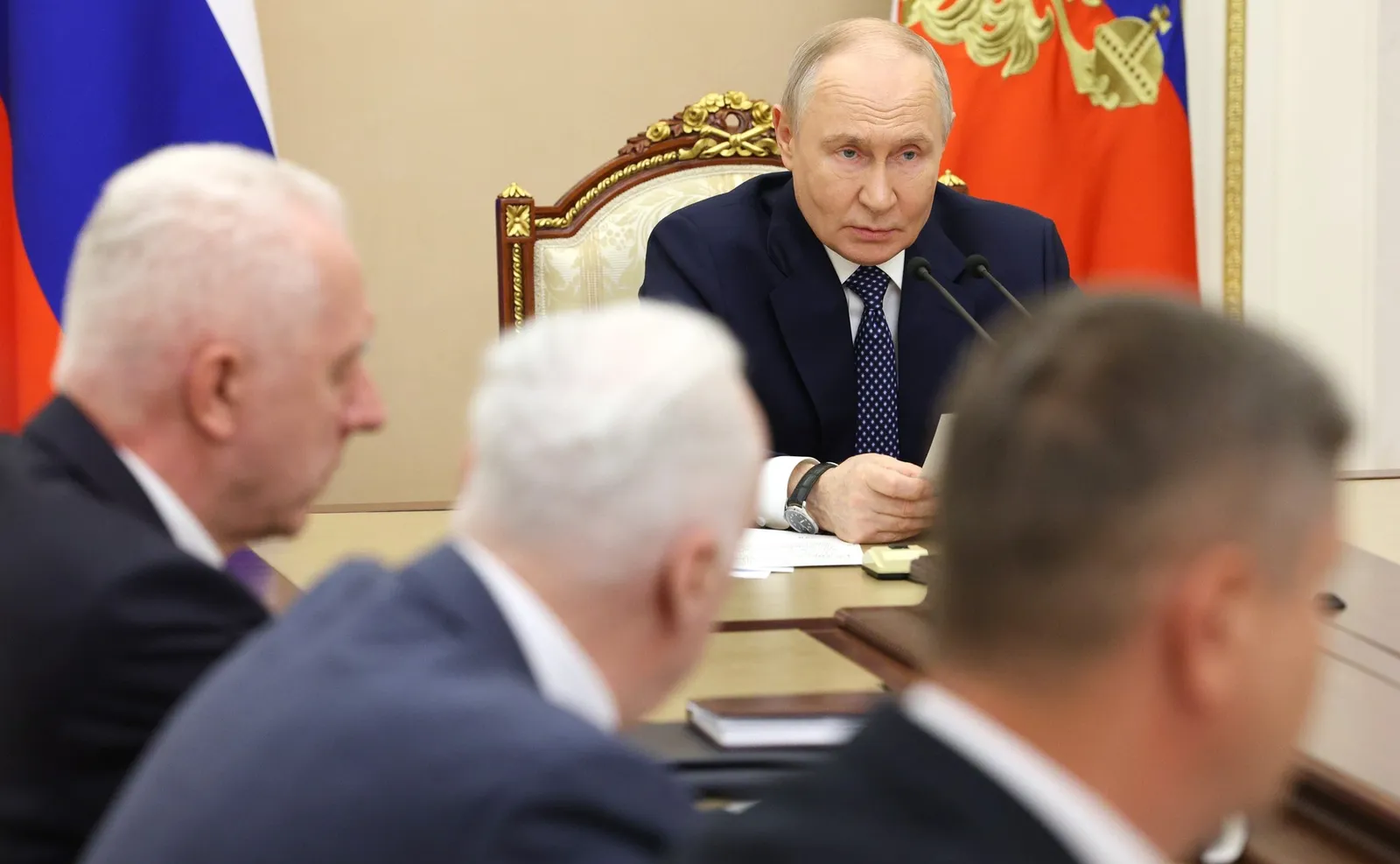 пресс-служба Кремля Президенту доложили о ходе расследования теракта в Старобельске