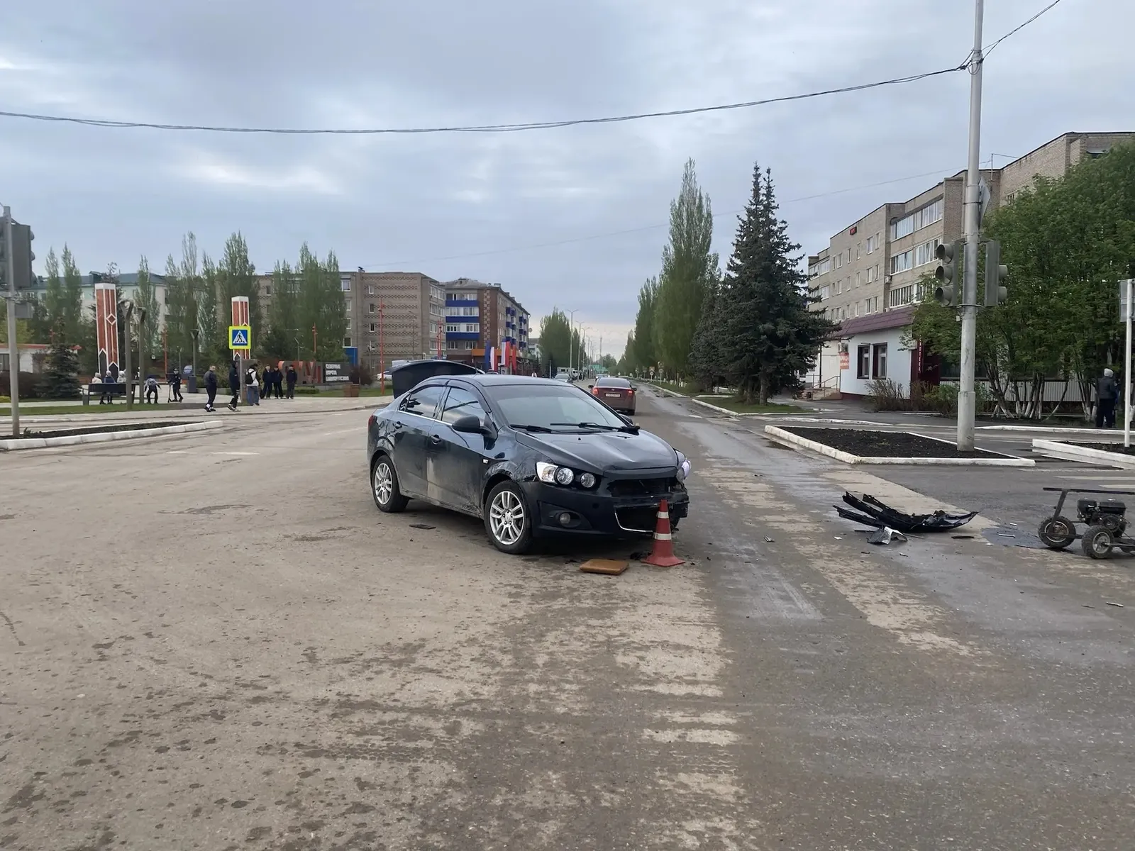 ДТП в Янауле на перекрестке улиц Азина и Худайбердина