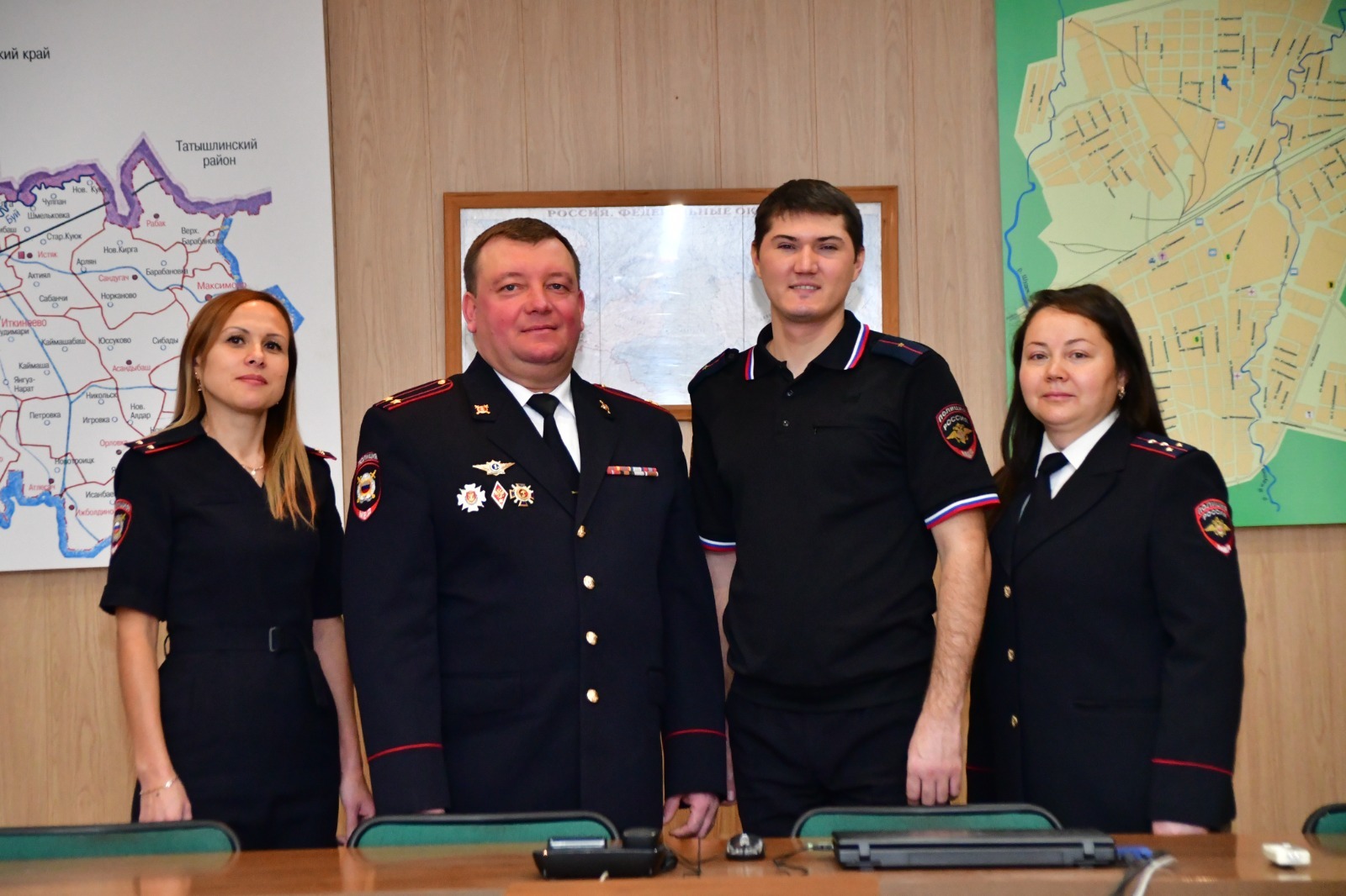 Рустам Сангов  Сотрудники группы по работе с личным составом отдела МВД России по Янаульскому району