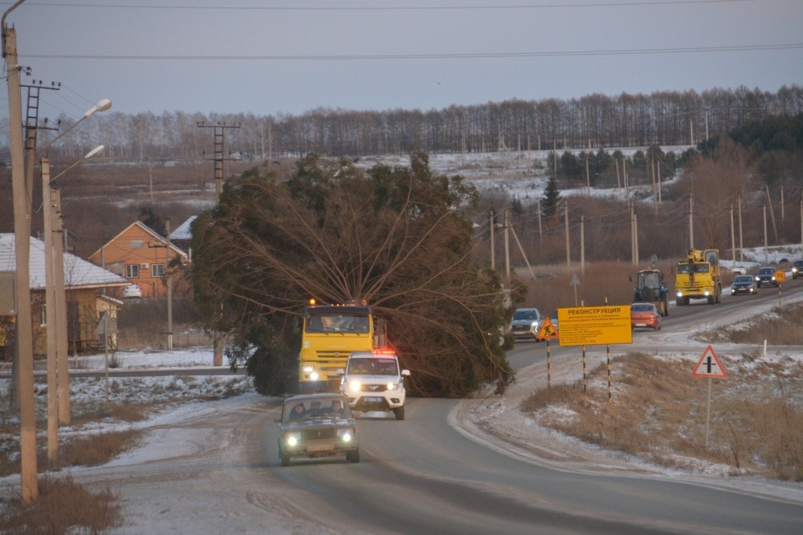Ильдар Шарипов  Новогодняя ель-2025 для Янаула скоро доберется до пункта назначения