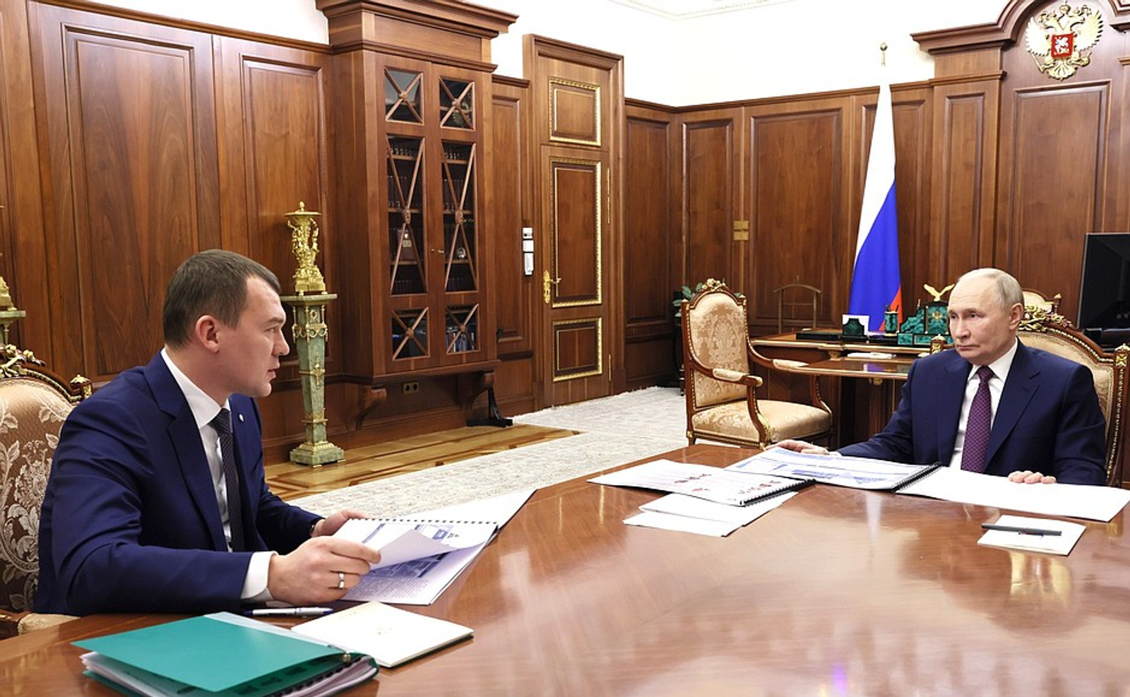 Путин провел рабочую встречу с министром спорта Михаилом Дегтяревым