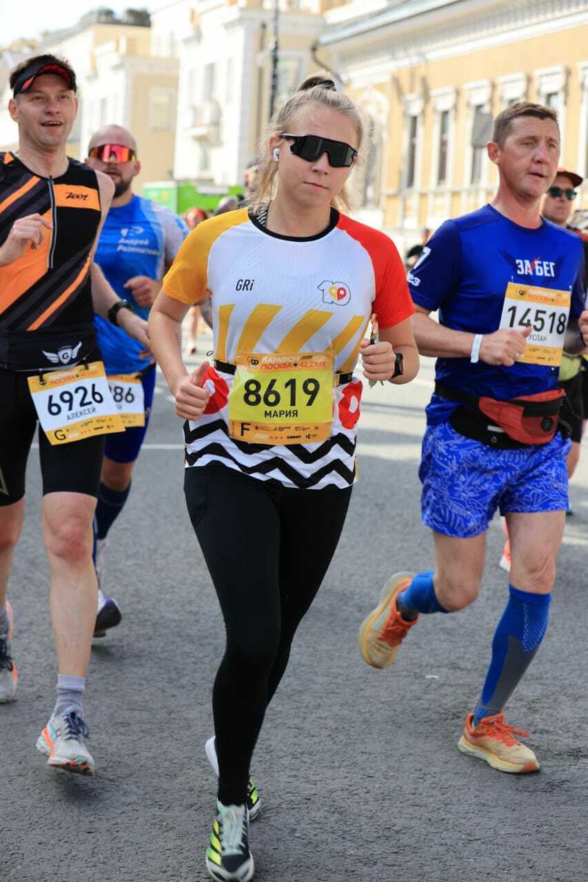 Янаульские бегуны приняли участие в Московском марафоне