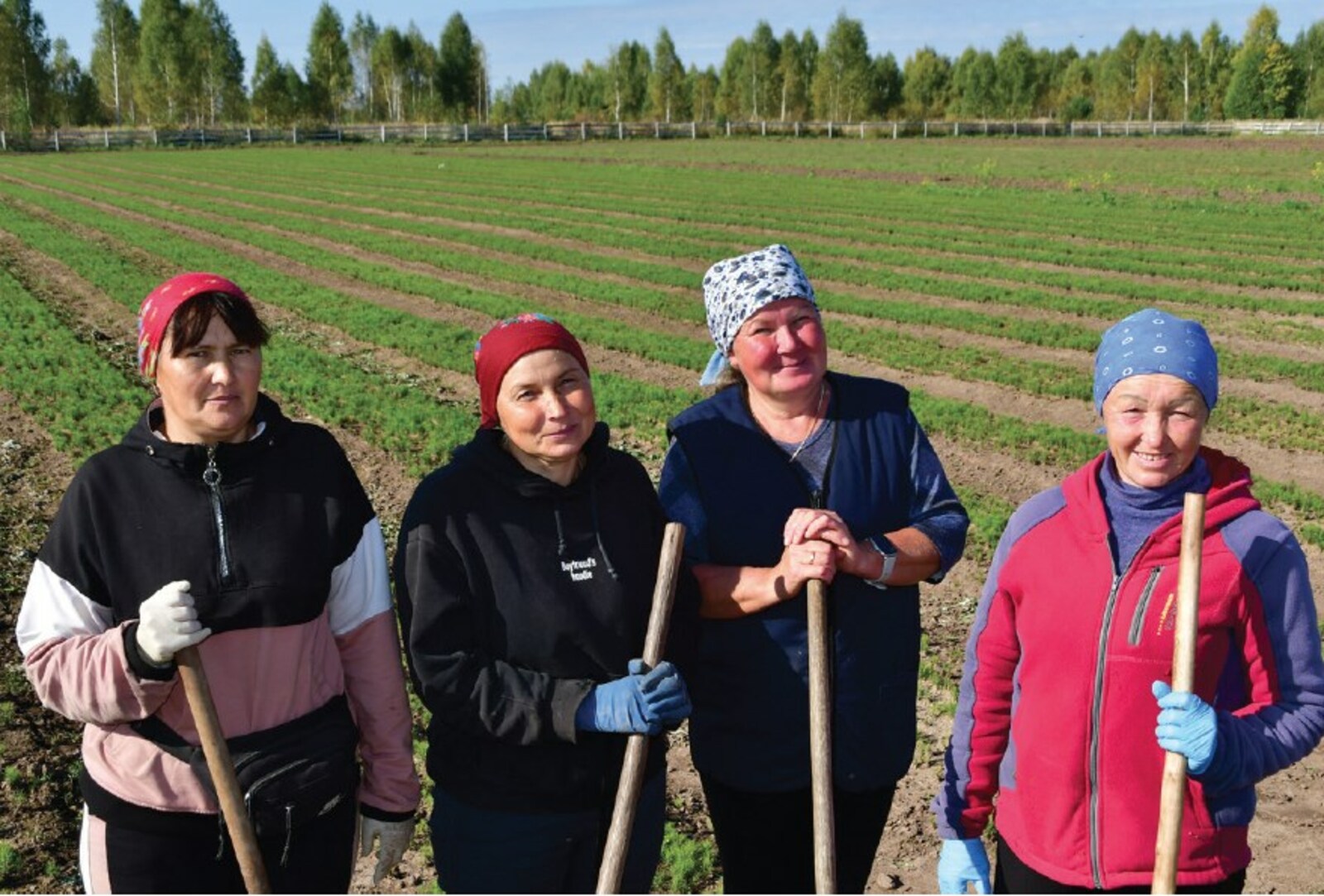 Рустам Сангов  В питомнике: Ильмира Латыпова, Снежаныа Иргибаева, Светлана Митрофанова и Лариса Кипирянова