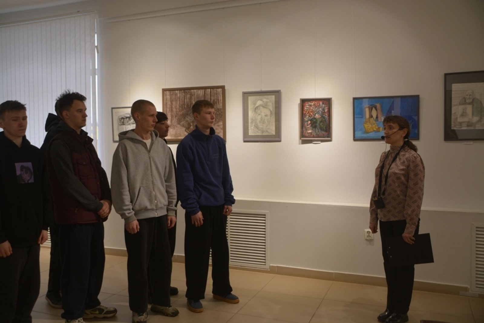 Ильдар Шарипов  Янаульские призывники посещают местный музей