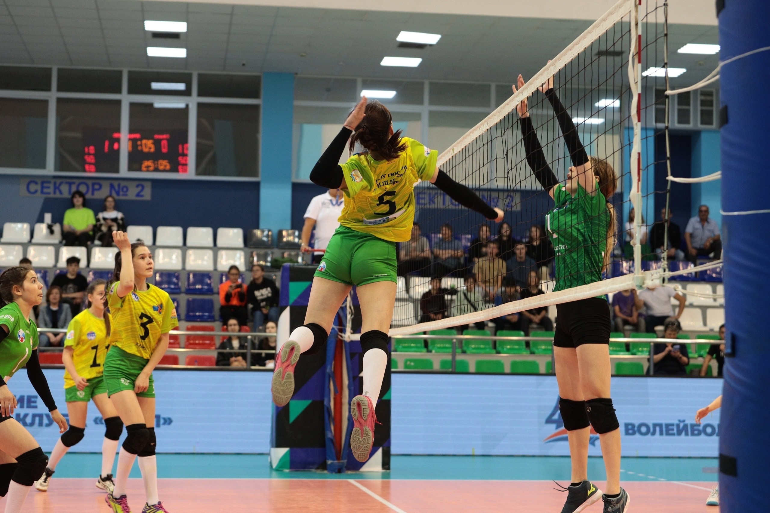 Янаульские гимназистки вновь стали чемпионками Башкирии по волейболу
