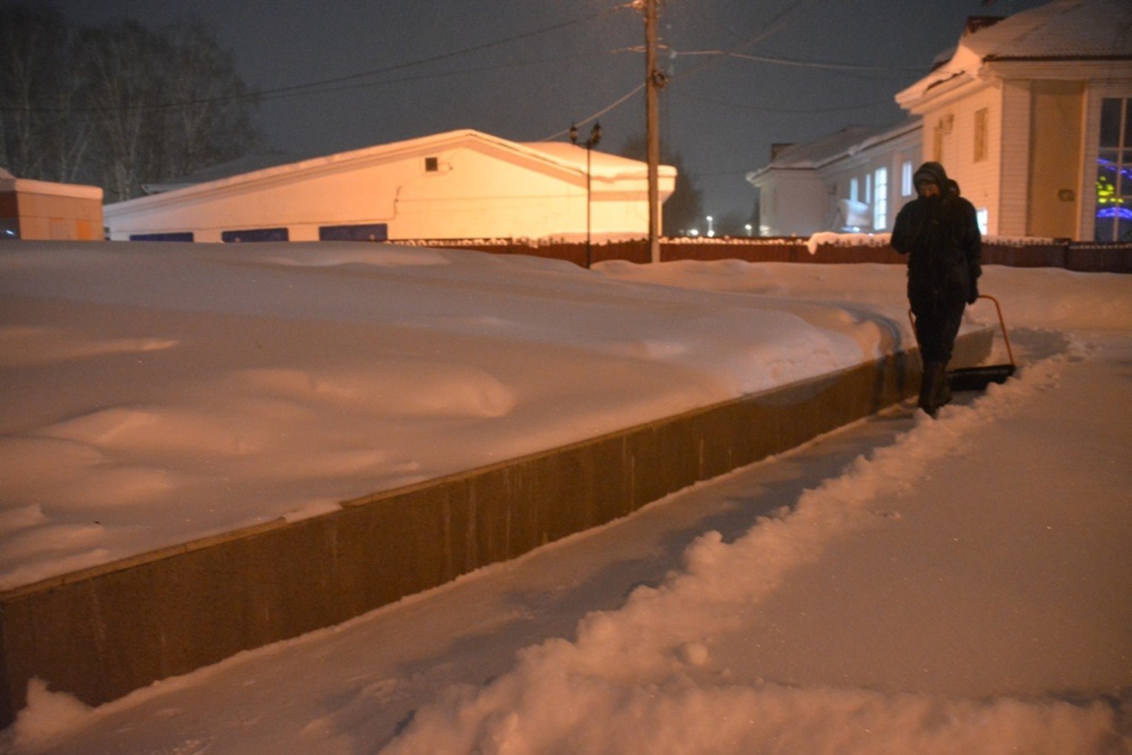 Ильдар Шарипов  Утро в Янауле выдалось снежным