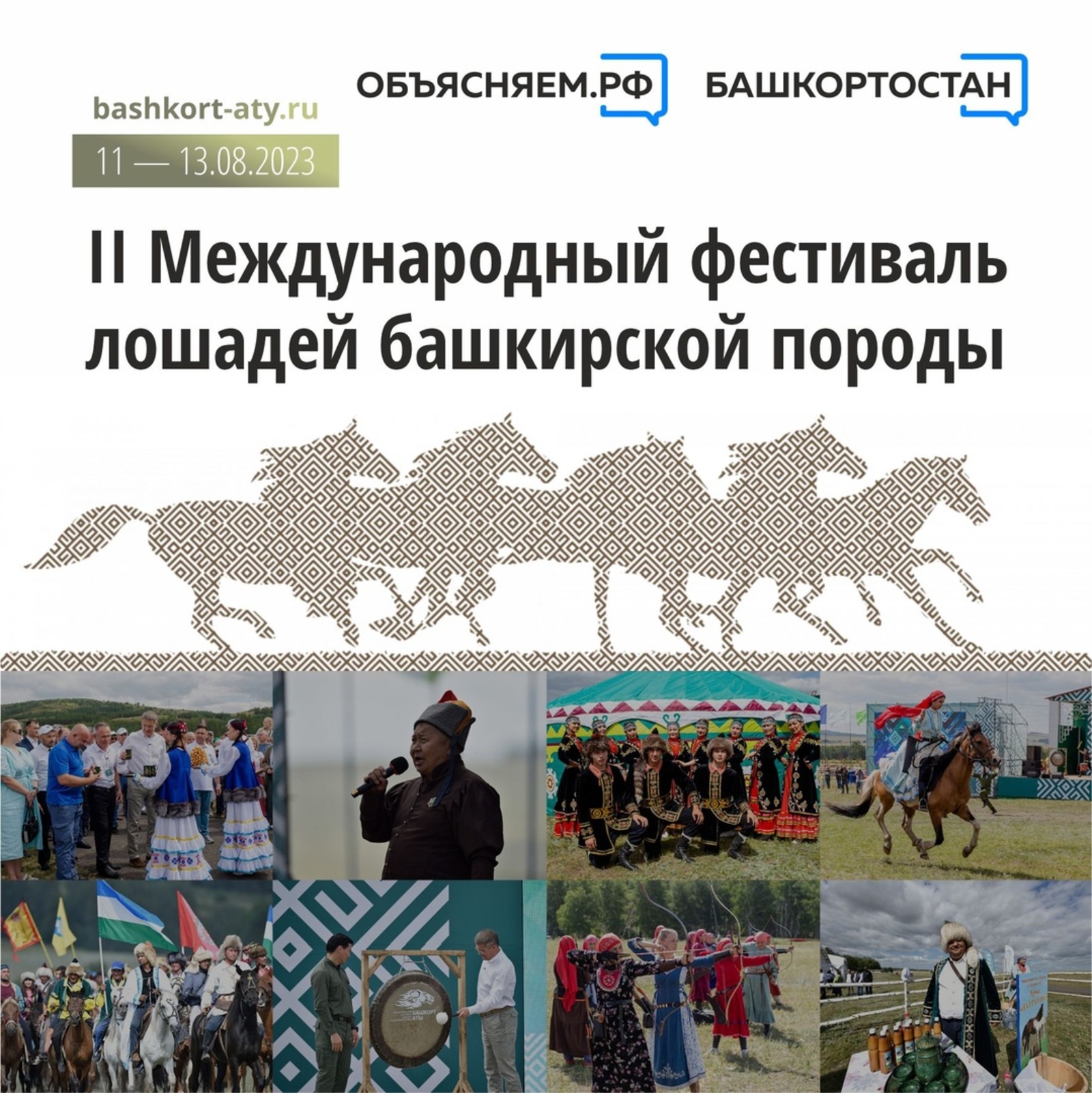 в Башкортостане состоится международный фестиваль лошадей башкирской породы "Башҡорт аты"